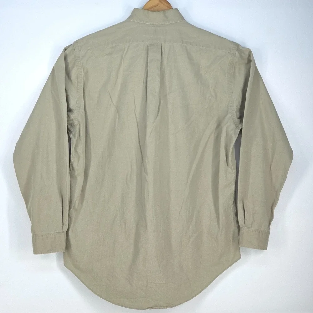 Polo Ralph Lauren 90s Long Sleeve Button Down Shirt Men's Large Heritage Classic